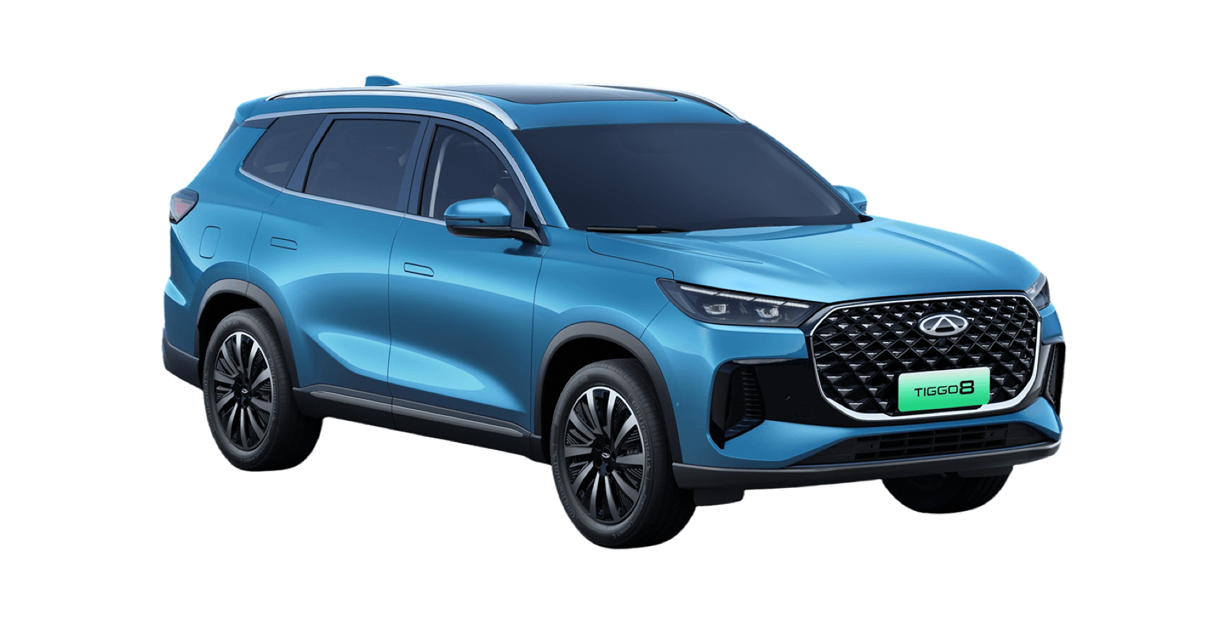 Chery Tiggo 8 CSH edition in Reef Blue