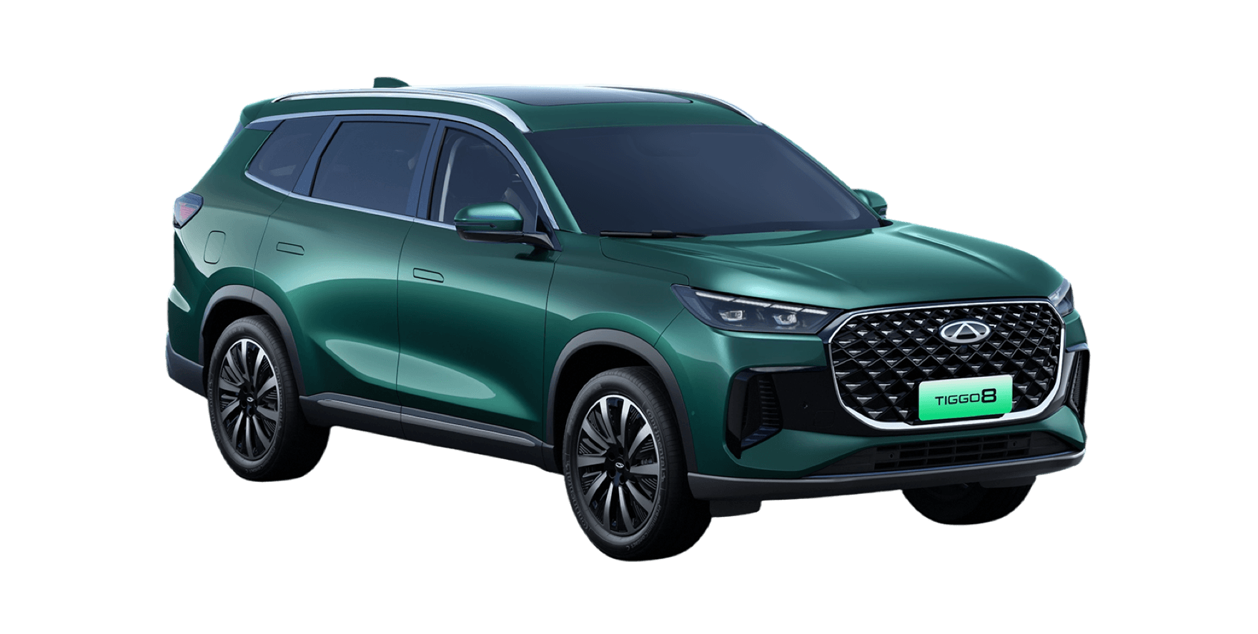 Chery Tiggo 8 CSH edition in Forest Green