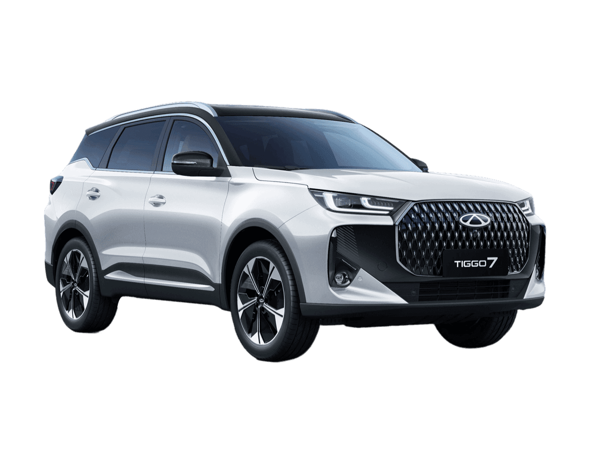 Chery Tiggo 7 edition in Arctic White with Black Roof